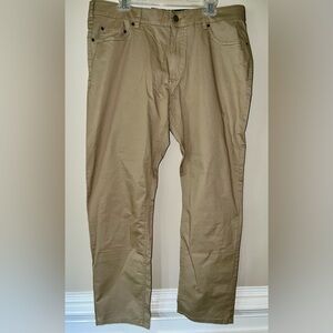 Member's Mark Pants Men's Straight Fit Mason 5 Pocket Stretch Khaki - NWT